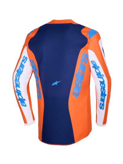 Alpinestars Fluid Grid Jersey 2026 Orange und Ucla Blau - MxProStoreParts