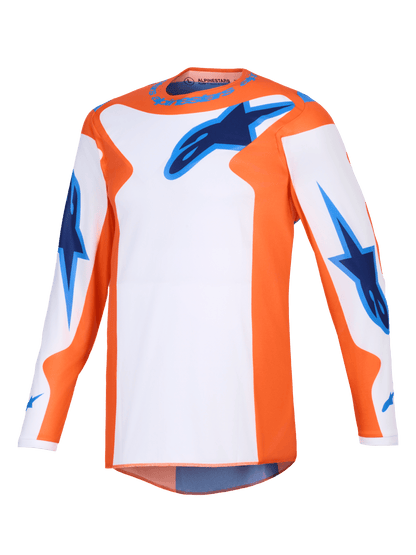 Alpinestars Fluid Grid Trikot 2026 Orange UCLA Blau - MxProStoreParts