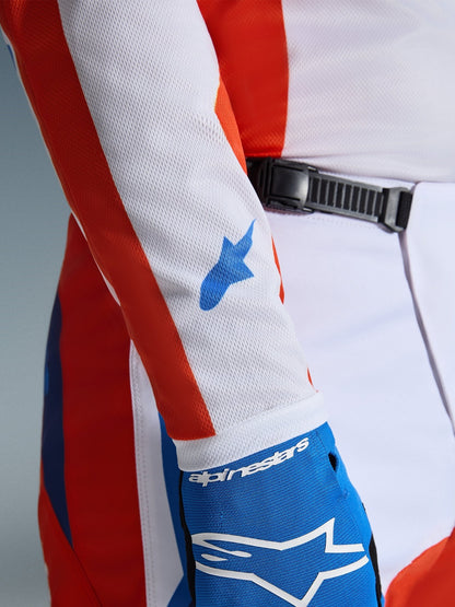 Alpinestars Fluid Grid Jersey 2026 Orange Ucla-Blau – MxProStoreParts