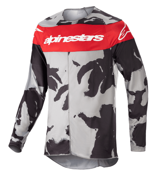 Alpinestars 2023 Racer Tactical Jersey Cast Gray Camo Mars Red - MxProStoreParts