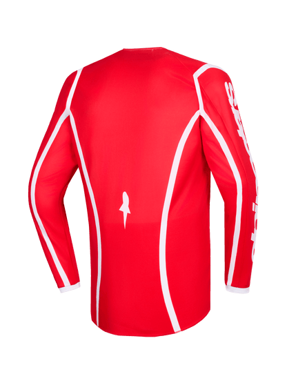 Alpinestars Fluid Apex Jersey 2026 Rot Weiß - MxProStoreParts
