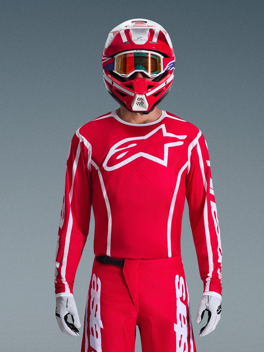 AlpinestarsFluid Apex Jersey 2026 Rood Wit - MxProStoreParts