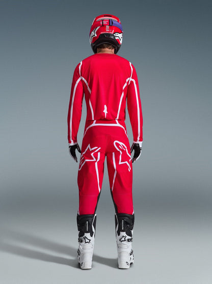 AlpinestarsFluid Apex Trikot 2026 Rot Weiß - MxProStoreParts