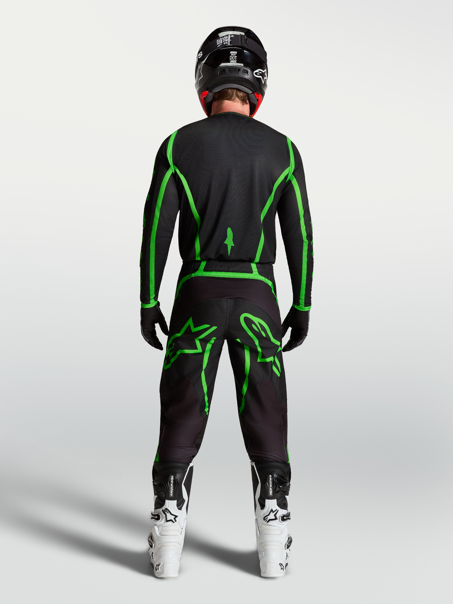 Alpinestars Fluid Apex V2 Jersey 2027 Zwart Groen Fluo