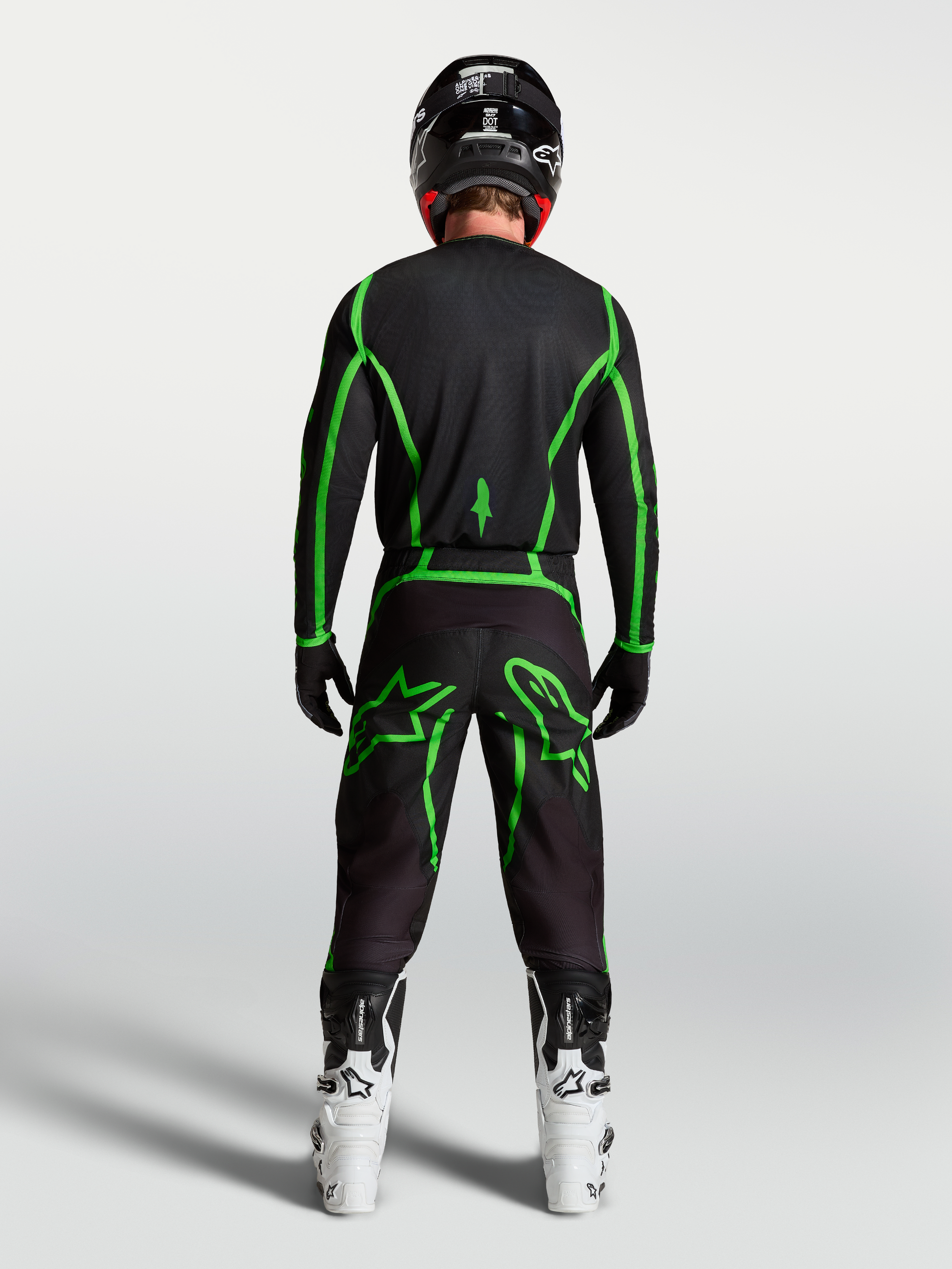Alpinestars Fluid Apex V2 Jersey 2027 Zwart Groen Fluo