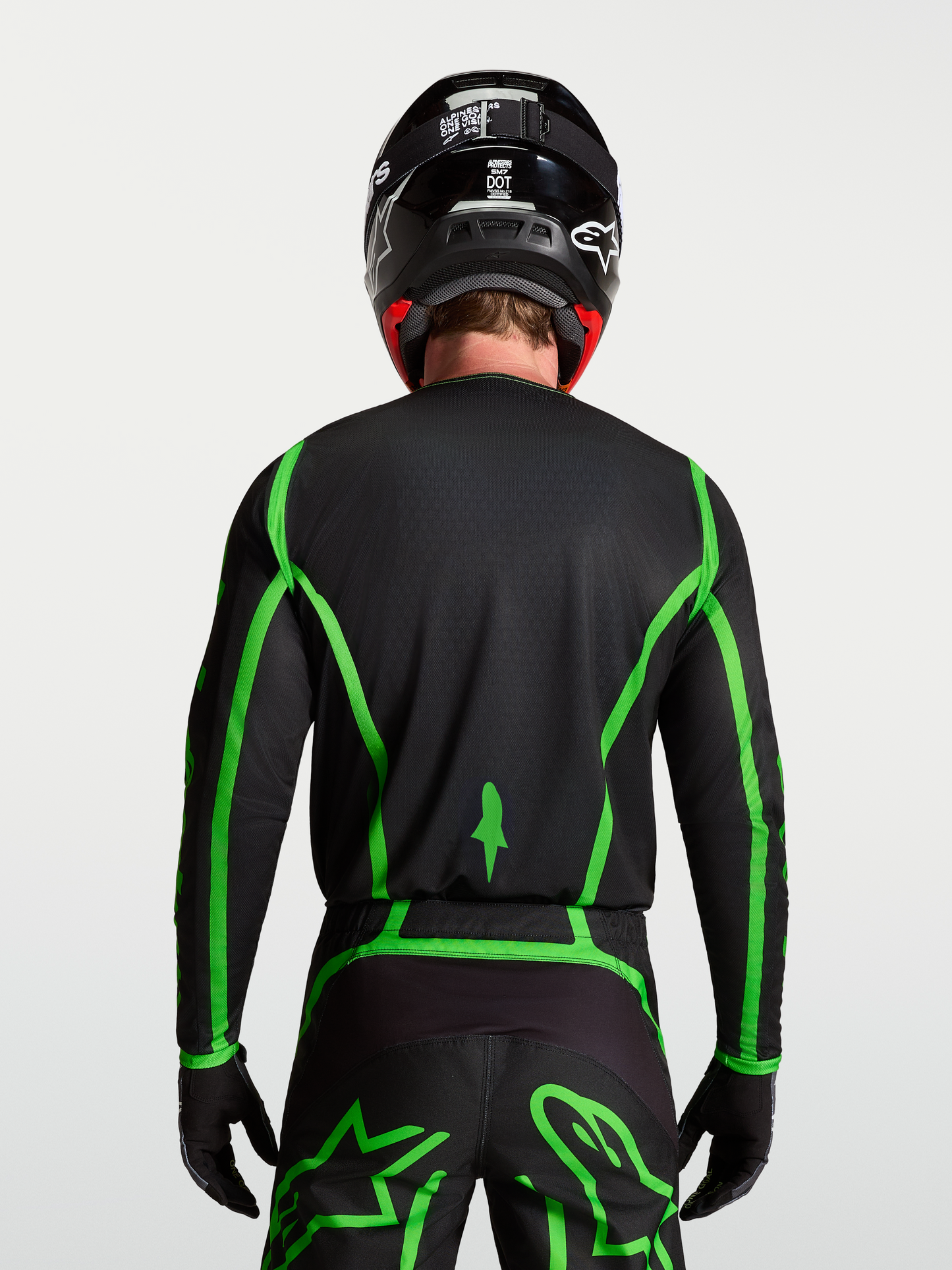 Alpinestars Fluid Apex V2 Jersey 2027 Zwart Groen Fluo