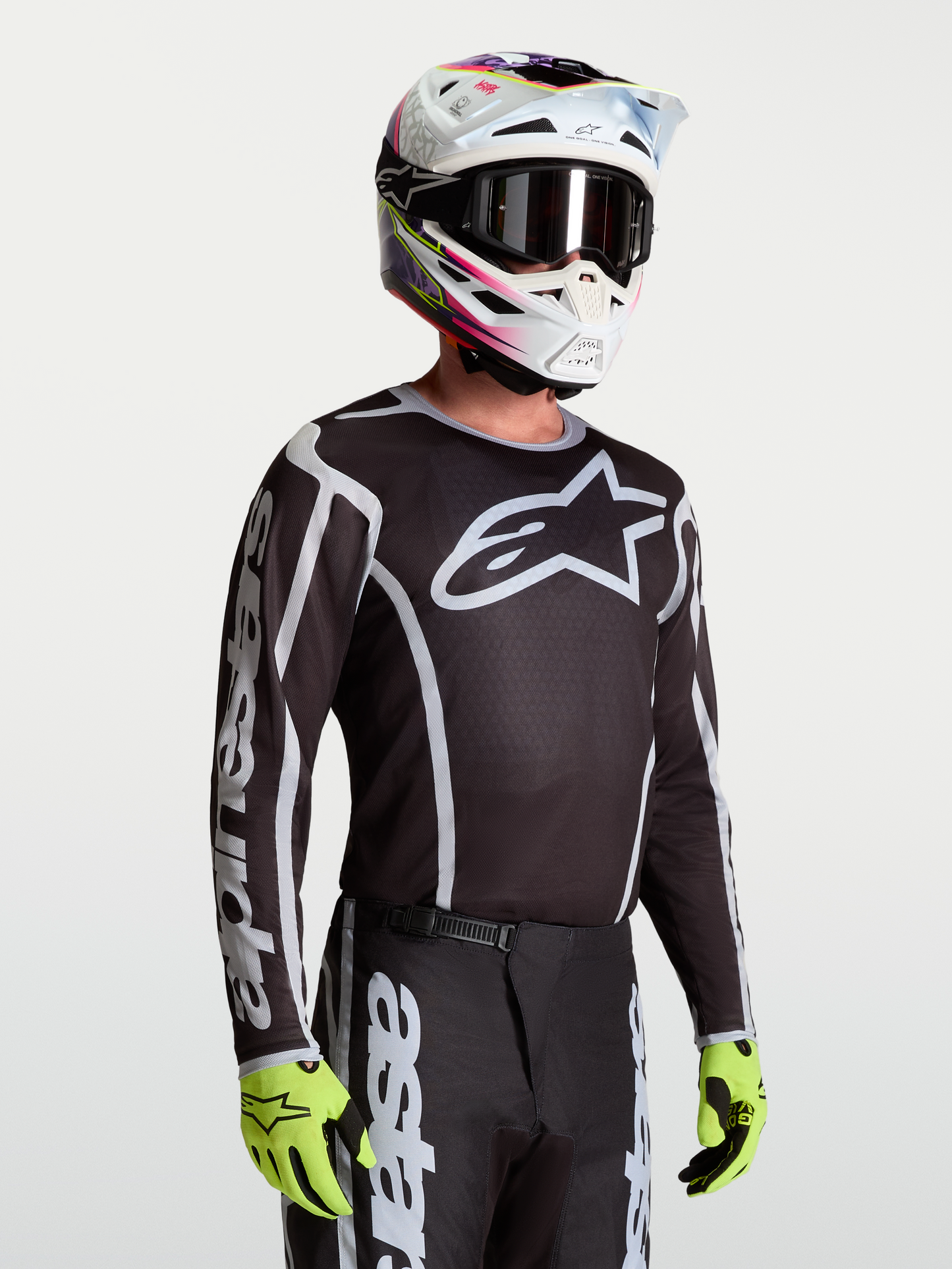 Alpinestars Fluid Apex V2 Jersey 2027 Zwart Zilver