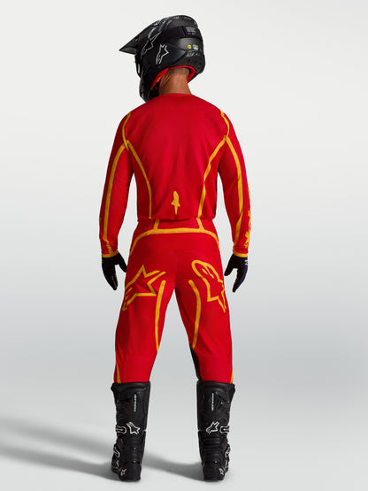 Alpinestars Fluid Apex V2 Jersey 2027 Vuurrood Goud