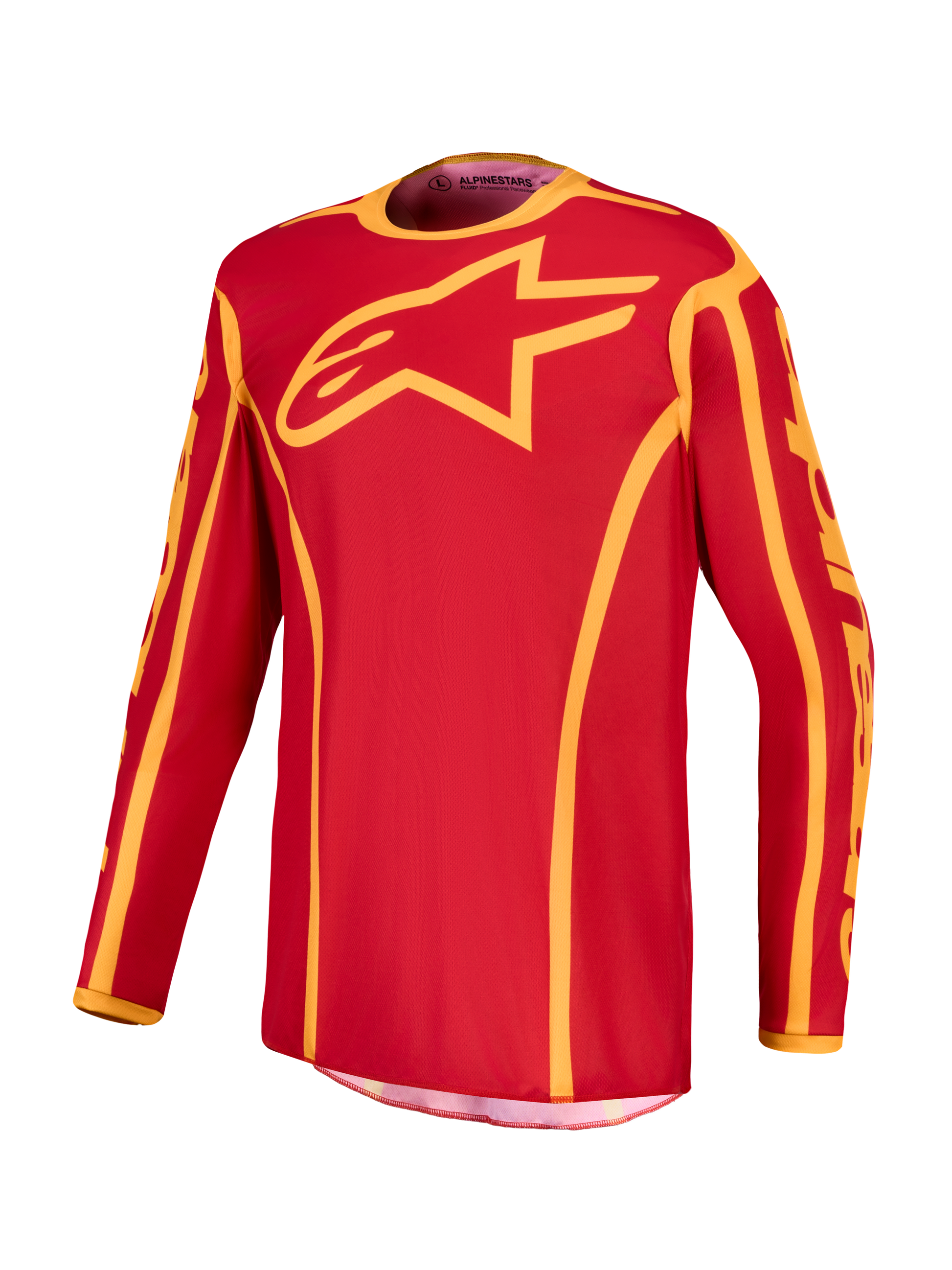 Alpinestars Fluid Apex V2 Jersey 2027 Vuurrood Goud