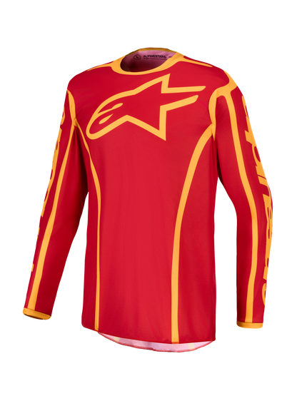 Alpinestars Fluid Apex V2 Jersey 2027 Vuurrood Goud