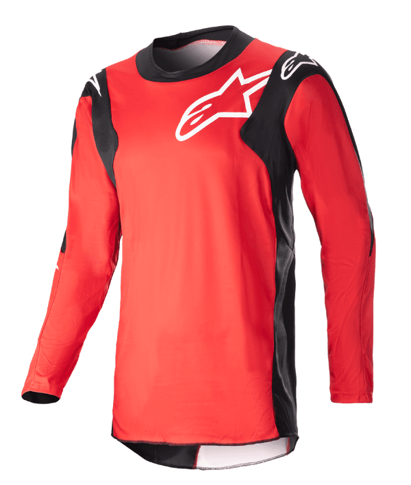 Alpinestars Racer Hoen Trikot 2023 leichtgewichtig Mars Rot Schwarz - MxProStoreParts