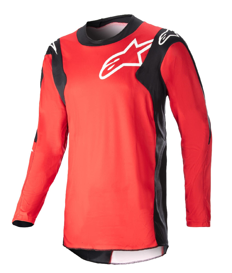 Alpinestars 2023 Racer Hoen volwassen cross shirt Rood/Zwart ( maat S )