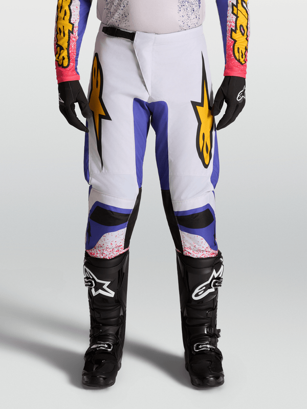 Alpinestars Fluid Drag Pantalones 2027 Morado Claro Azul Iris Dorado