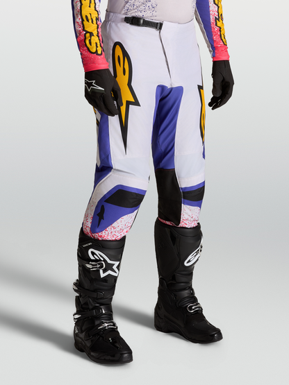 Alpinestars Fluid Drag Broek 2027 Licht Lila Blauw Iris Goud