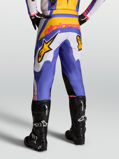 Alpinestars Fluid Drag Broek 2027 Licht Lila Blauw Iris Goud