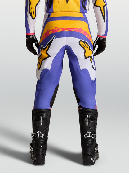 Alpinestars Fluid Drag Broek 2027 Licht Lila Blauw Iris Goud