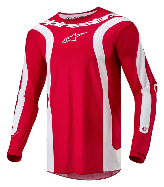 Alpinestars 2024 Fluid Lurv Mars volwassen cross shirt Rood / Wit