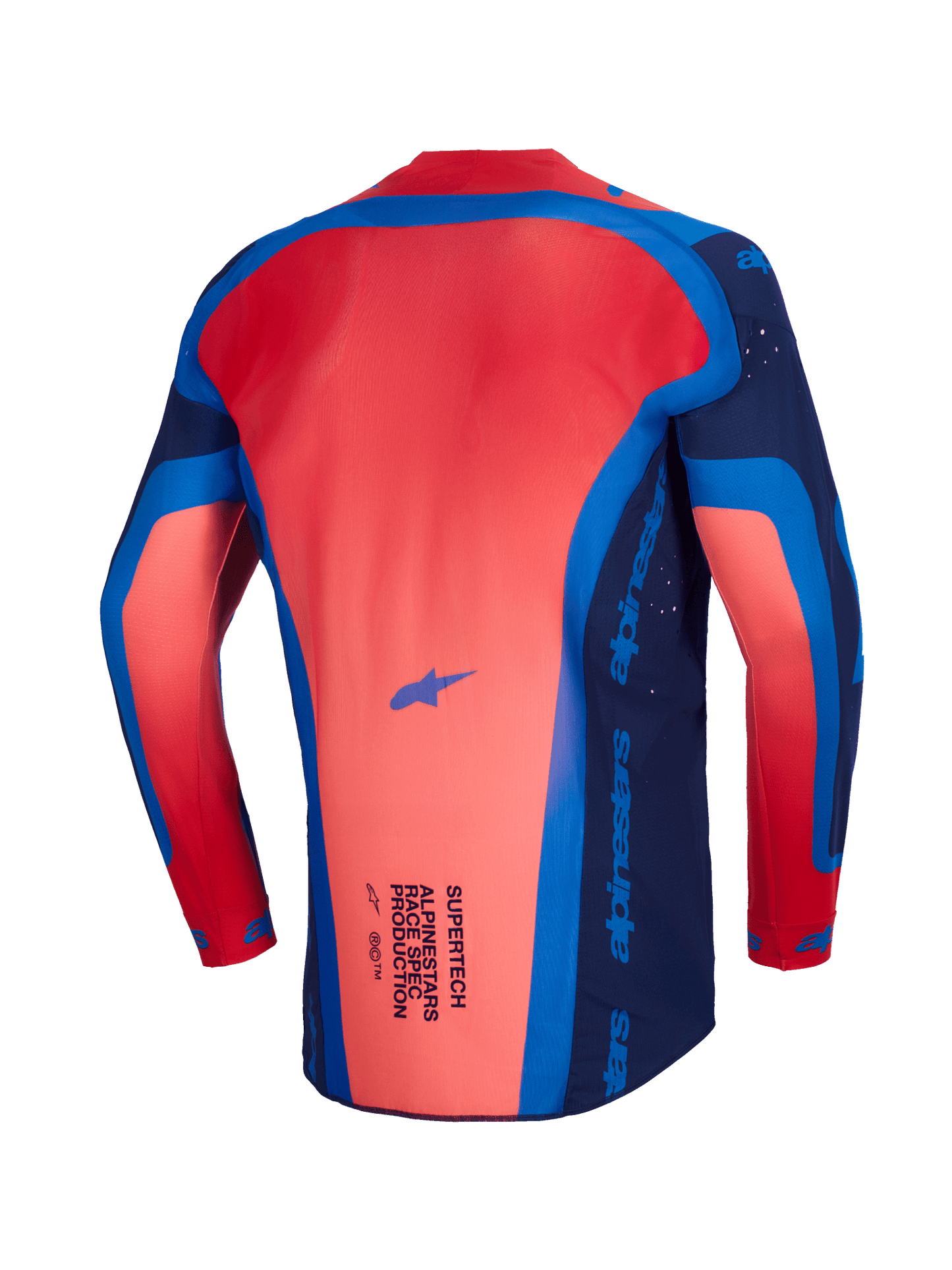 Alpinestars Supertech Vista Jersey Dark Navy Hot Coral Cobalt - MxProStoreParts