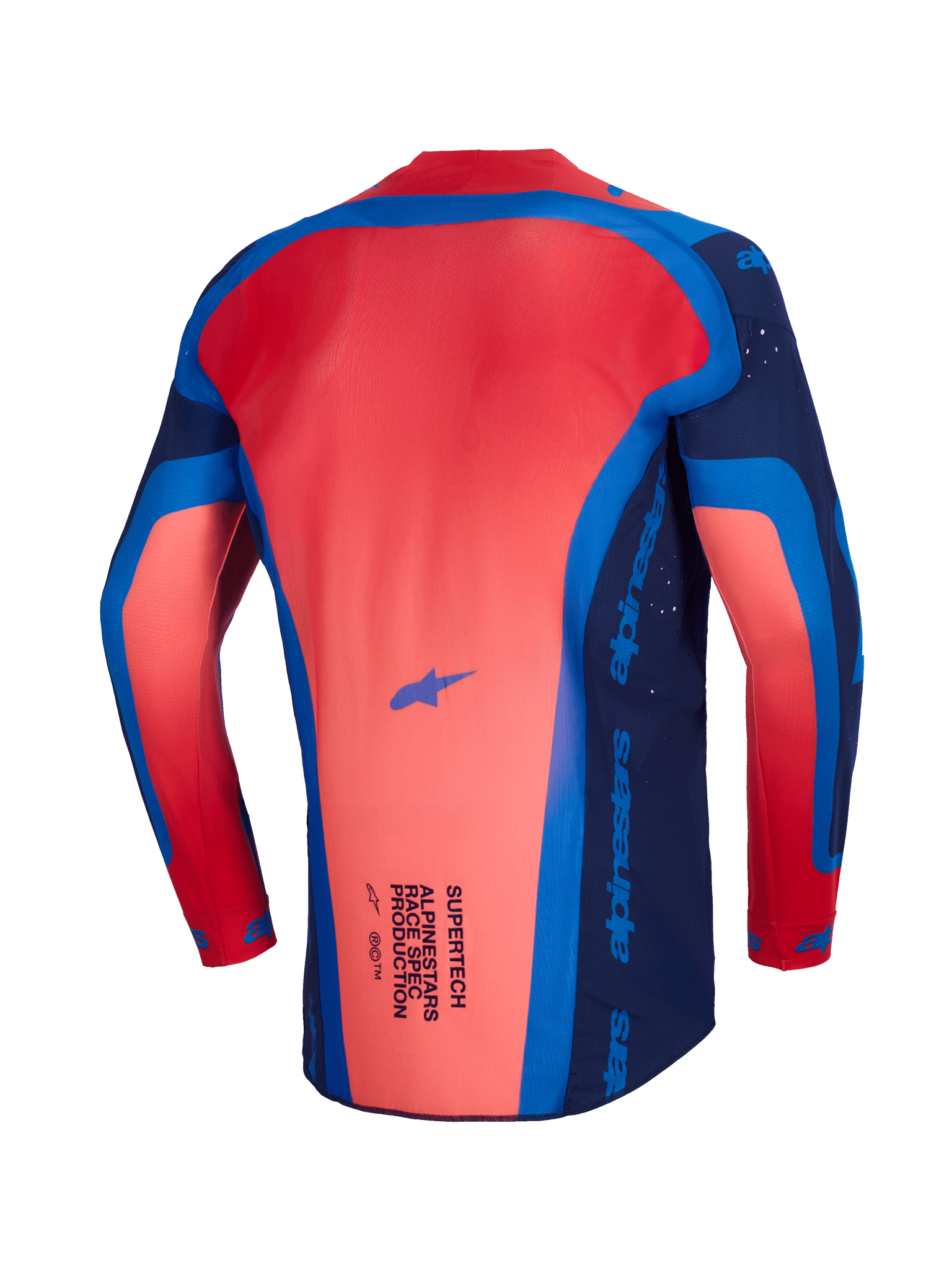 Alpinestars Supertech Vista Jersey Dark Navy Hot Coral Cobalt - MxProStoreParts