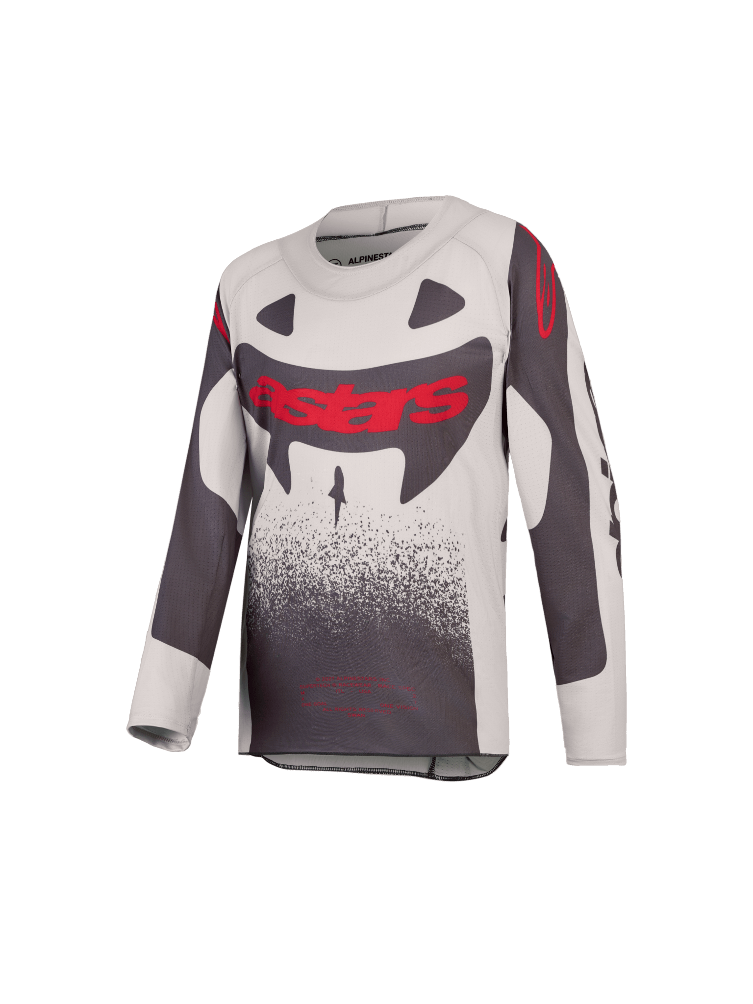 Alpinestars Jeugd Supertech Swan Jersey 2027 Licht Lila Donkergrijs Rood Fluo - MxProStoreParts