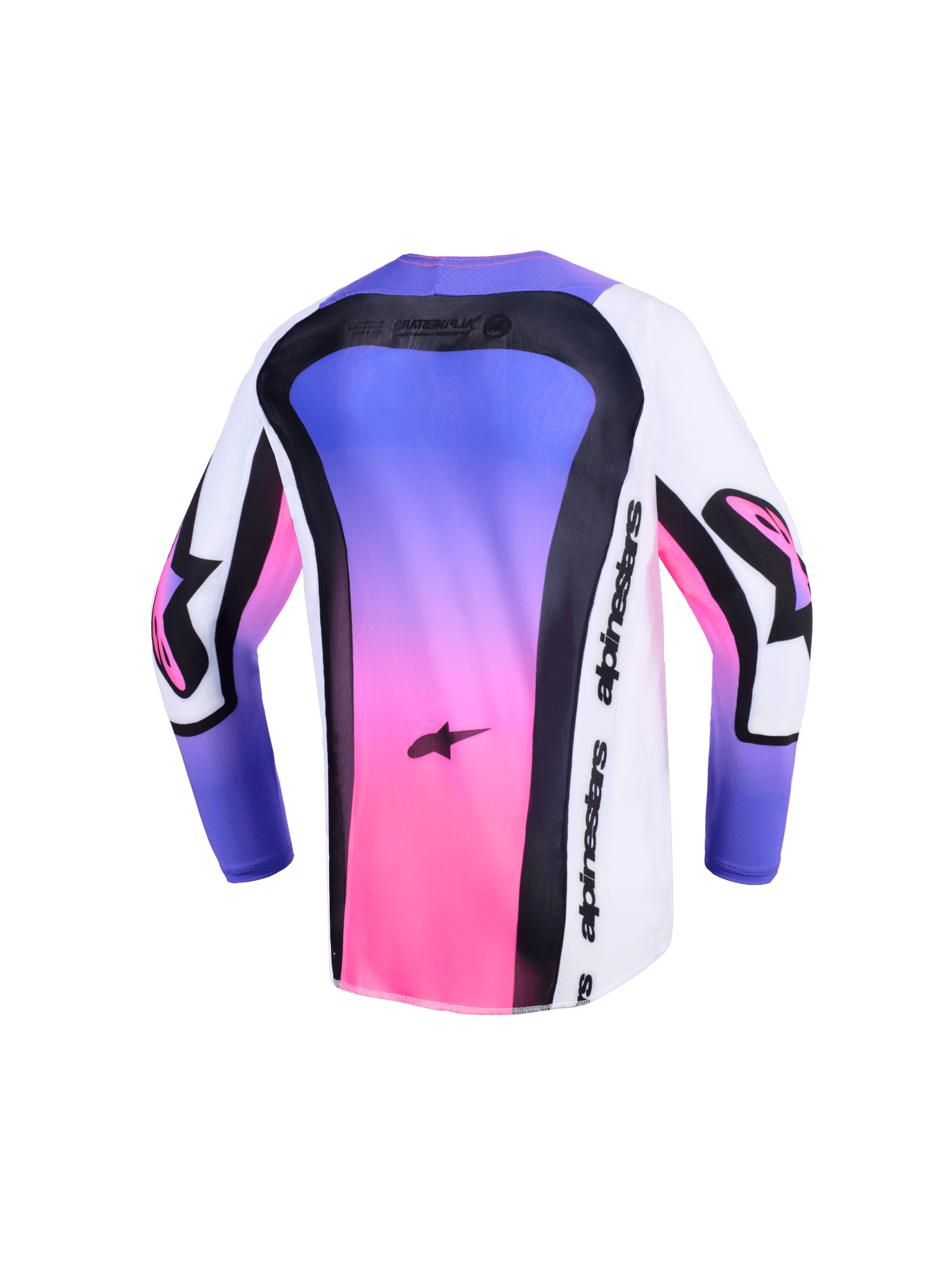 Alpinestars Jugend Supertech Vista Trikot 2026 – Weiß Lila Schwarz - MxProStoreParts