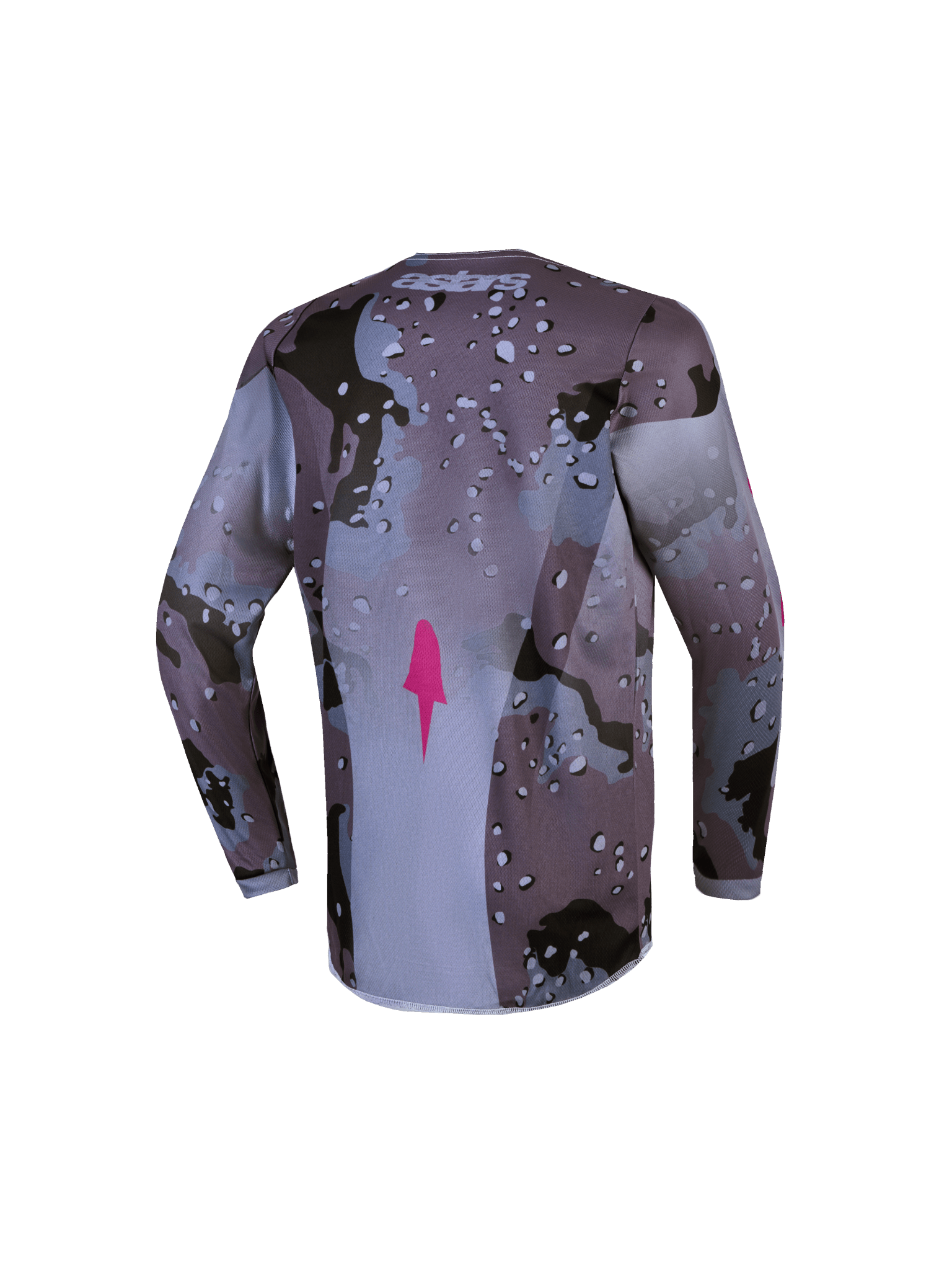 Alpinestars Jeugd Fluid Lone Jersey Gray Camo Paars - MxProStoreParts