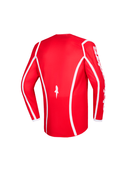 Alpinestars Jugend Fluid Apex Trikot 2026 Rot Weiß - MxProStoreParts