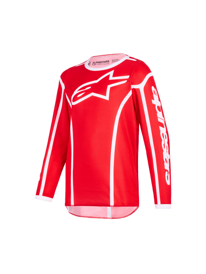 Alpinestars Jugend Fluid Apex Trikot 2026 Rot Weiß - MxProStoreParts