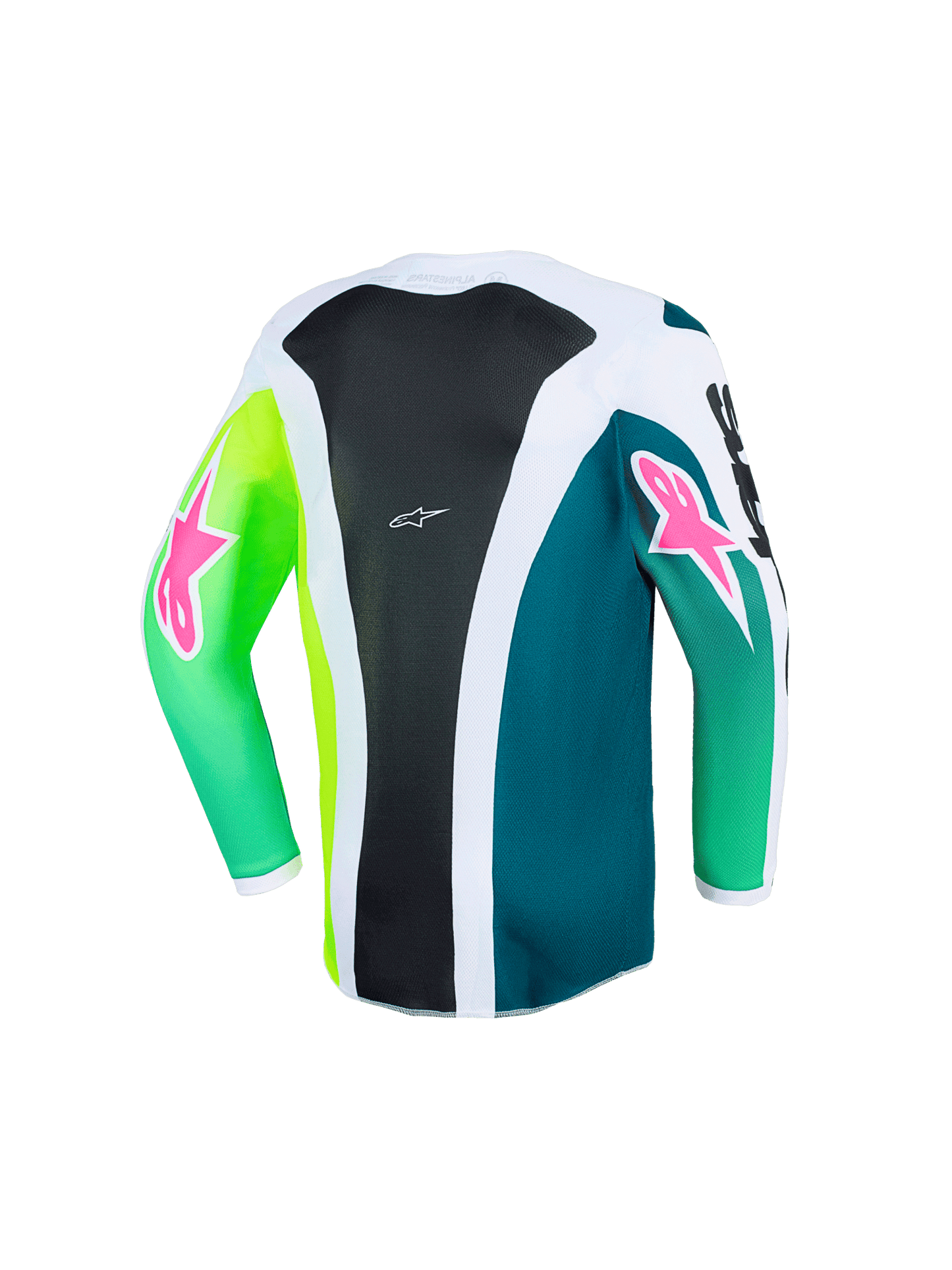 Alpinestars Jugend Fluid Portl Trikot 2026 Grün Weiß Schwarz - MxProStoreParts