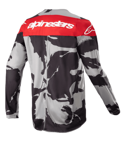 Alpinestars 2023 Racer Tactical Kinder cross shirt Rood / Camo - MxProStoreParts