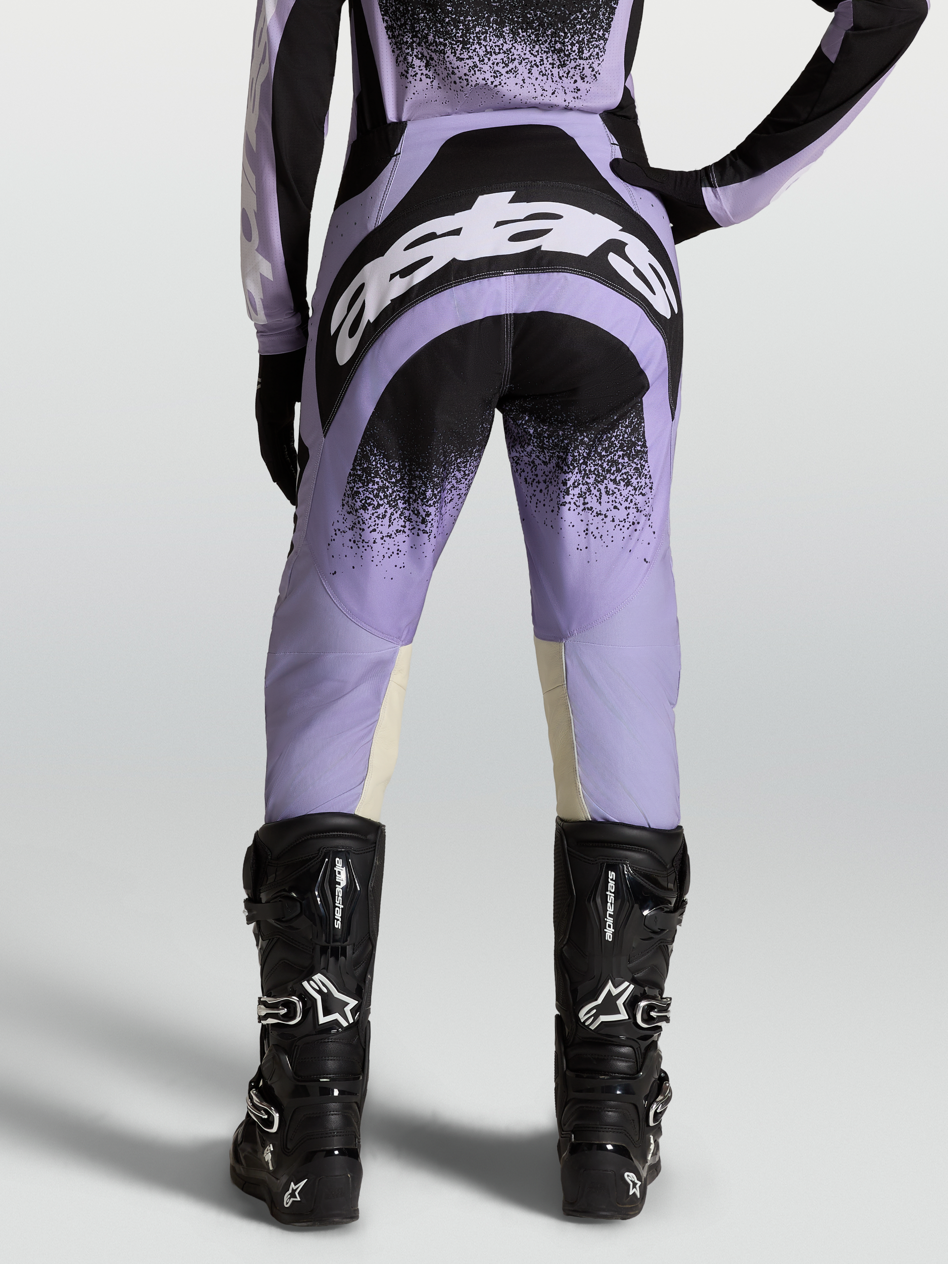 Alpinestars Stella Techstar Swan Broek 2027 Licht Violet Zwart