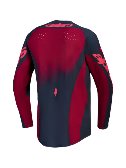 Alpinestars Stella Techstar Swan Jersey 2027 Crimson Dark Gray Rouge Red