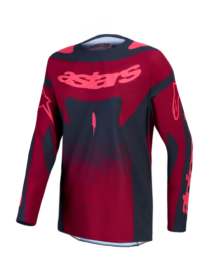 Alpinestars Stella Techstar Swan Jersey 2027 Crimson Dark Gray Rouge Red