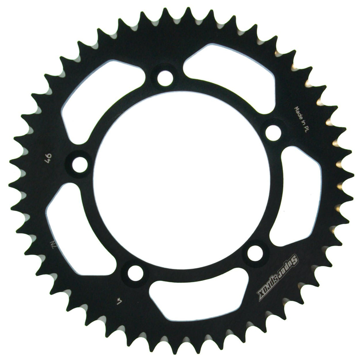 Supersprox Rear Sprocket Alu RAL-4:48 Black – RAL-4:48-BLK