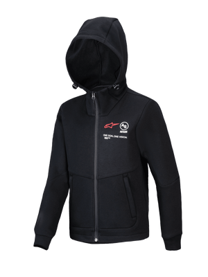 Alpinestars Youth Racer MX Fleece Winddicht Zwart Pullover