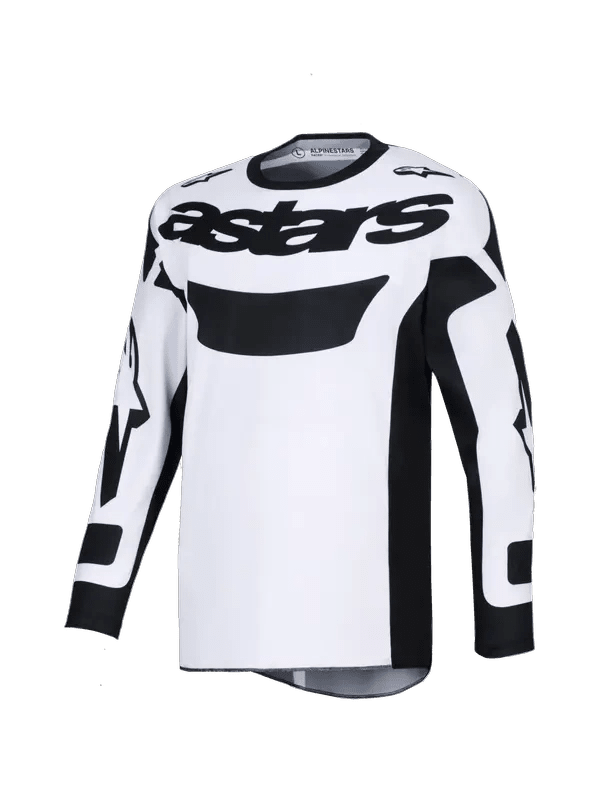 Alpinestars Jersey Racer Riway White/Black - MxProStoreParts