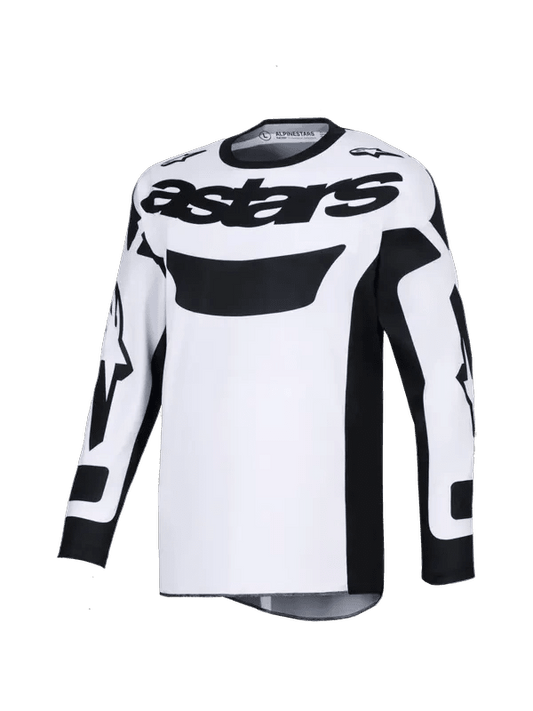 Alpinestars Jersey Racer Riway White/Black - MxProStoreParts