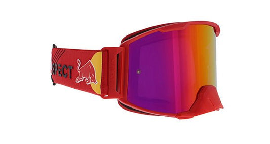 Red Bull SPECT Strive MX gafas de motocross – rojo / lente con espejo púrpura-roja