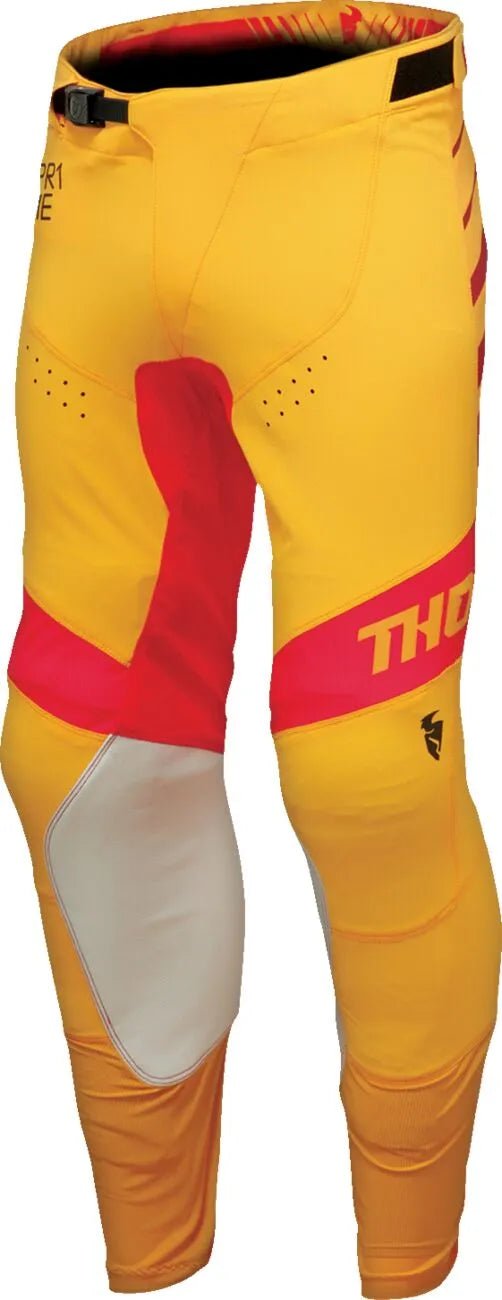 THOR Prime Analog crossbroek – Geel/Rood/Oranje/Lichtgrijs