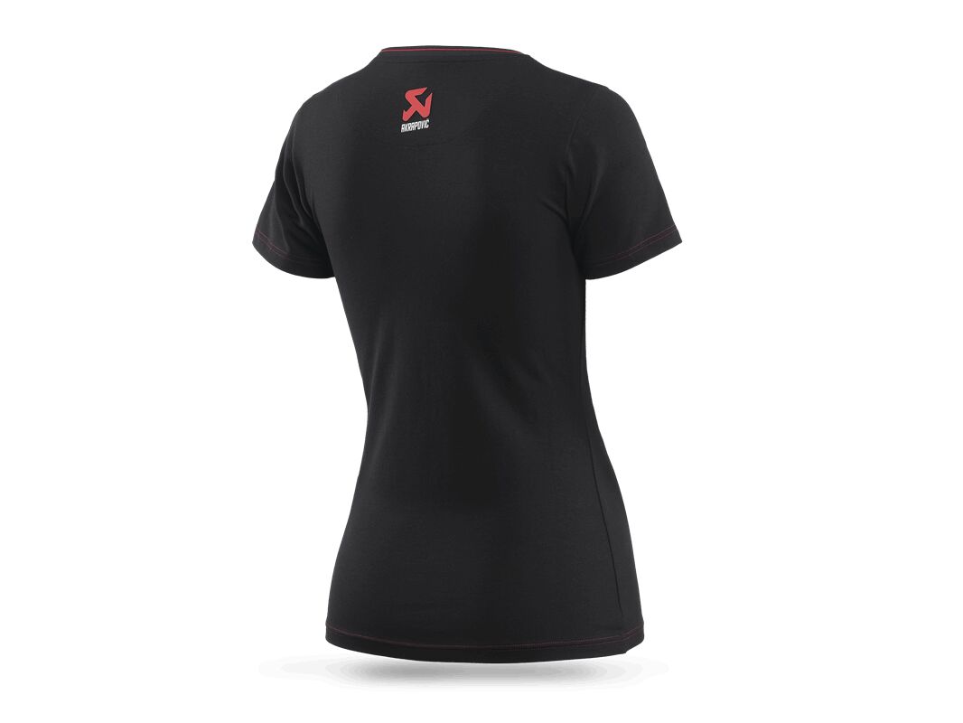 AKRAPOVIC Corpo dames-T-shirt zwart, maat S