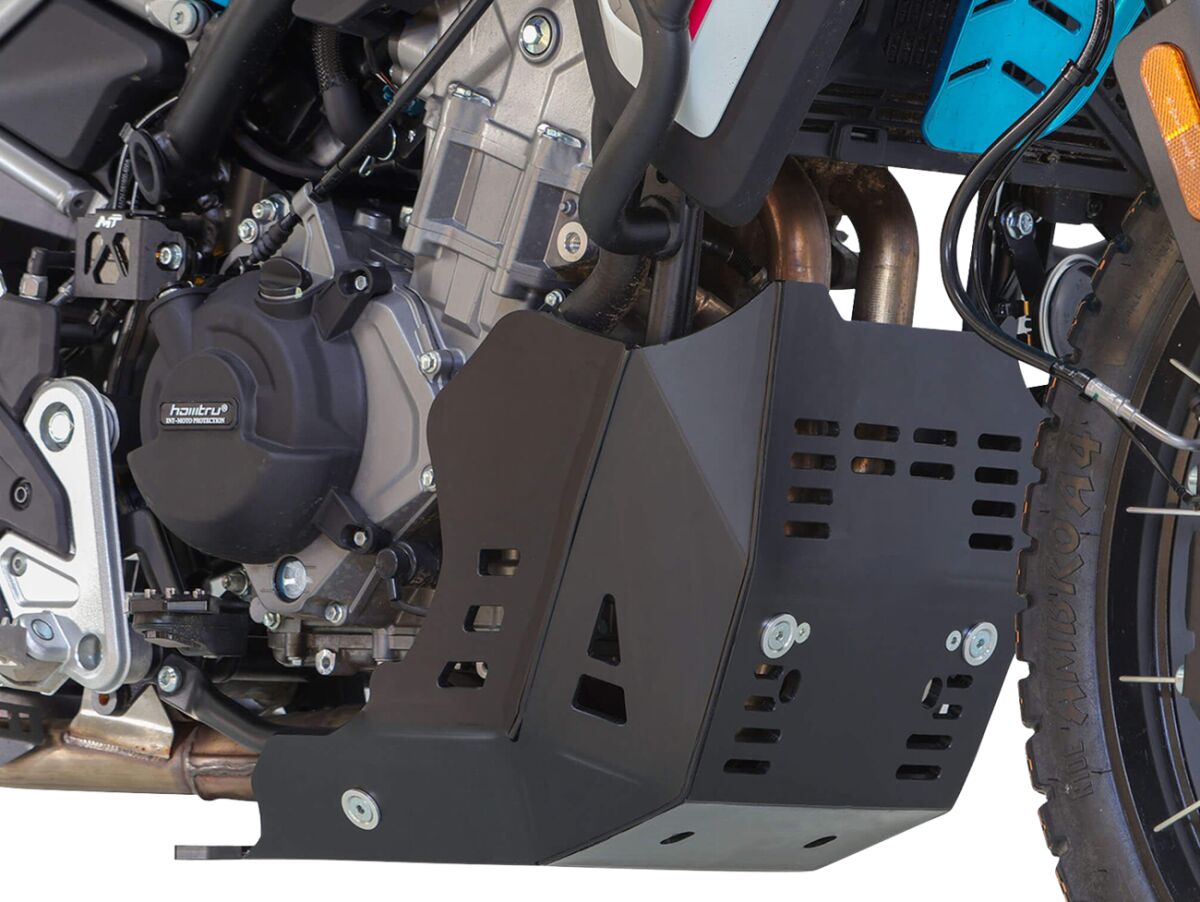 ADV SKID PLATE CFMOTO MT450 BK Adventure Skid Plate HDPE 8mm — voor CFMOTO MT 450 ABS (2024–2026) - MxProStoreParts