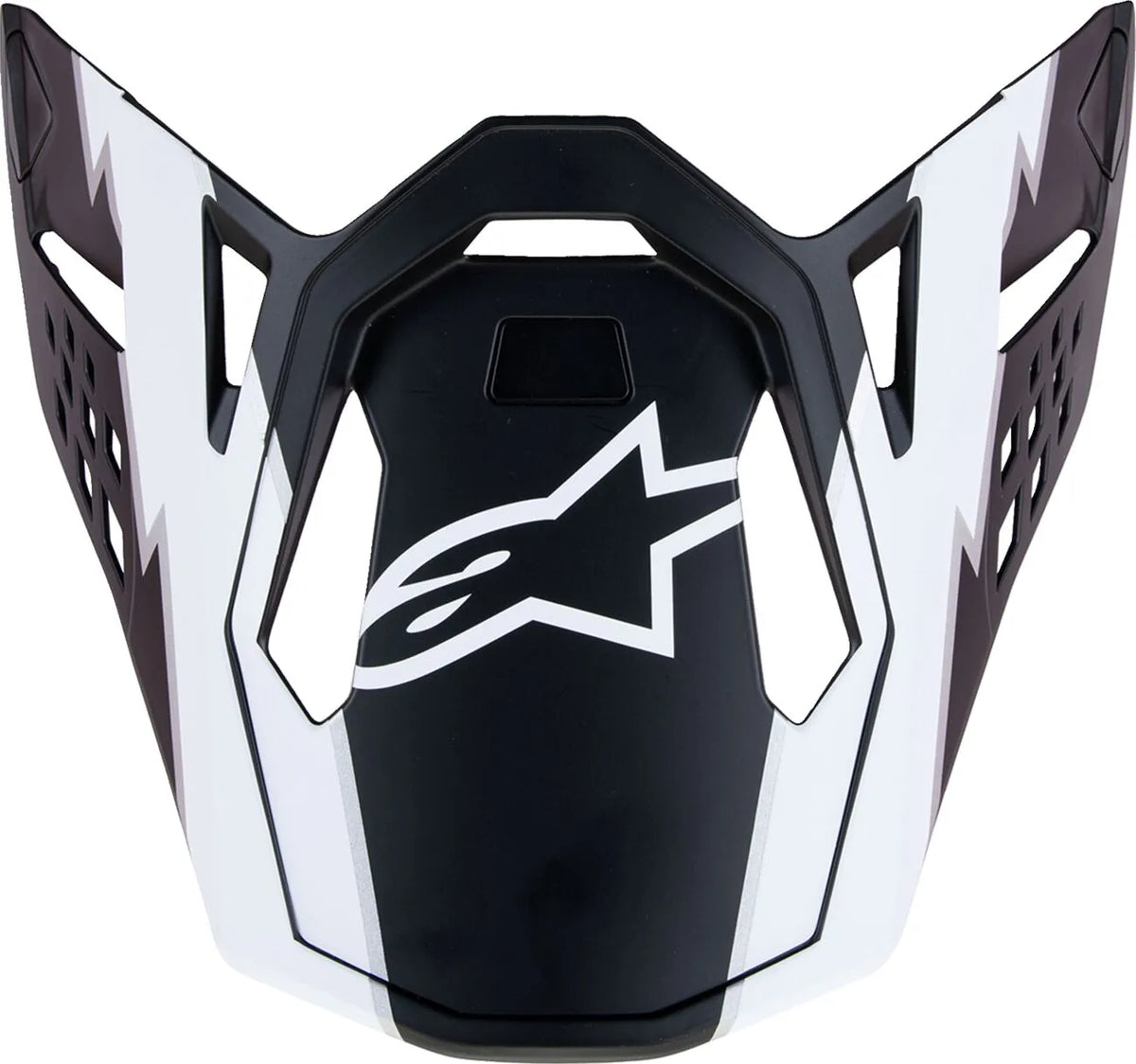 Alpinestars S-M10 Ampress helmklep – Zwart Wit mat