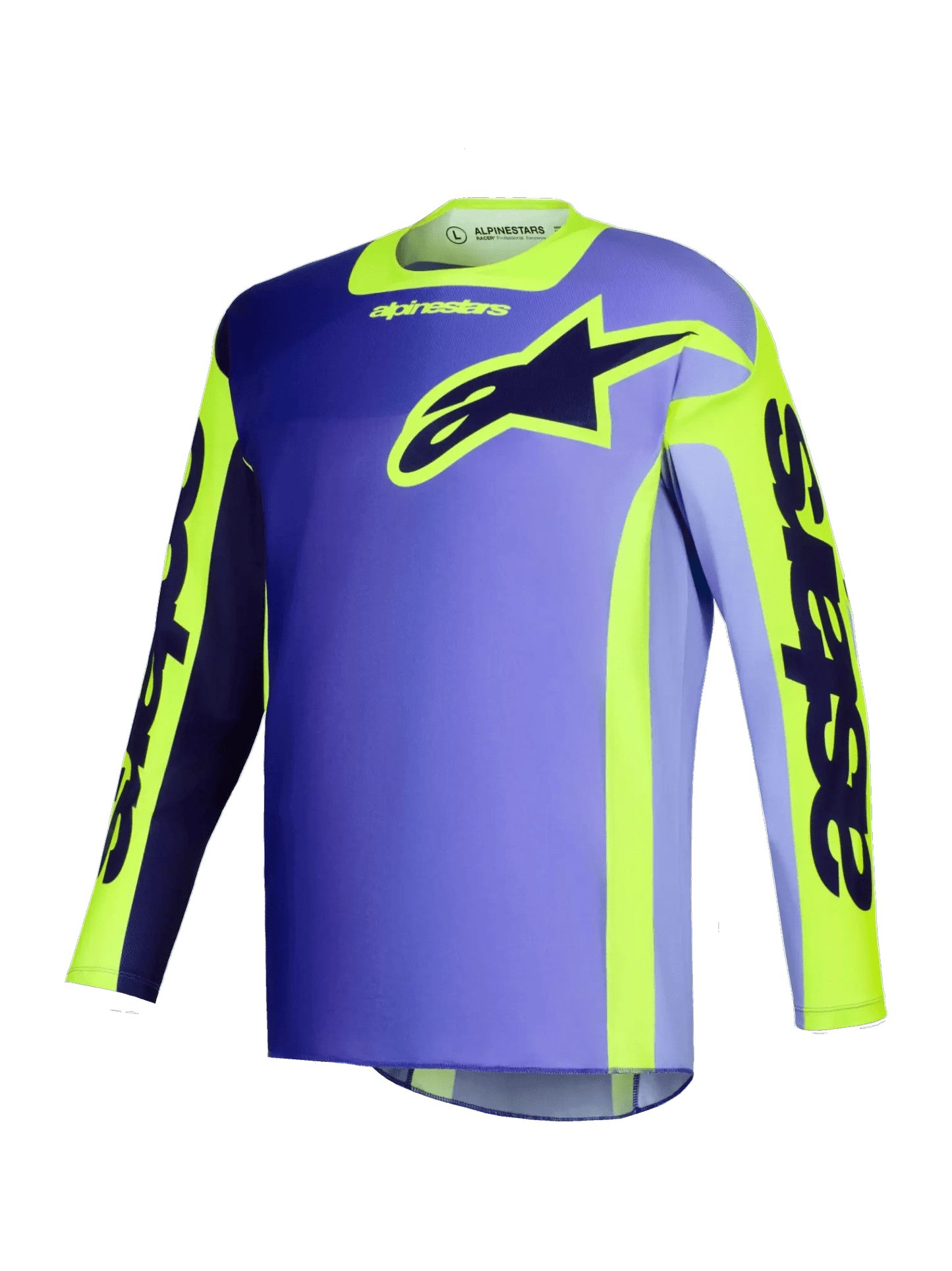 JERSEY RACER PORTL LILA/GELB L - MxProStoreParts
