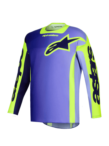 JERSEY RACER PORTL LILA/GELB L - MxProStoreParts