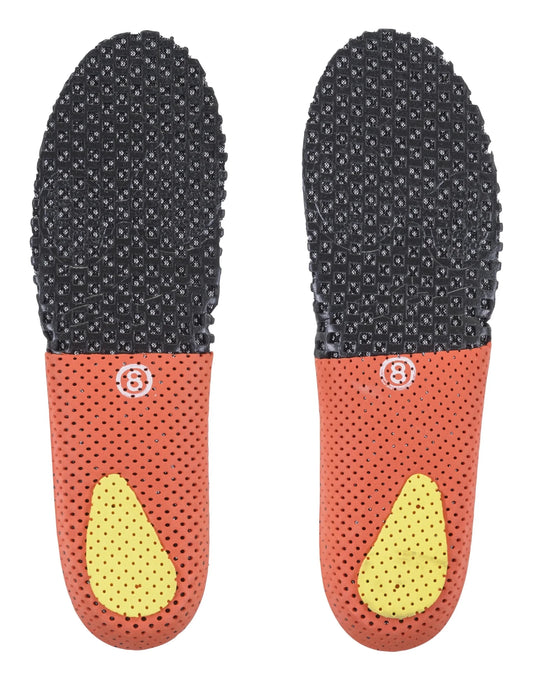 Alpinestars Tech 10 Vented inlegzolen zwart/geel/oranje