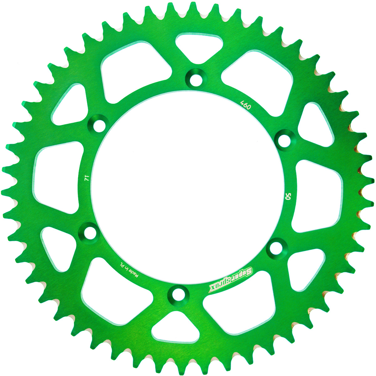 Supersprox Rear Sprocket Alu RAL-460:50 Green – RAL-460:50-GRN