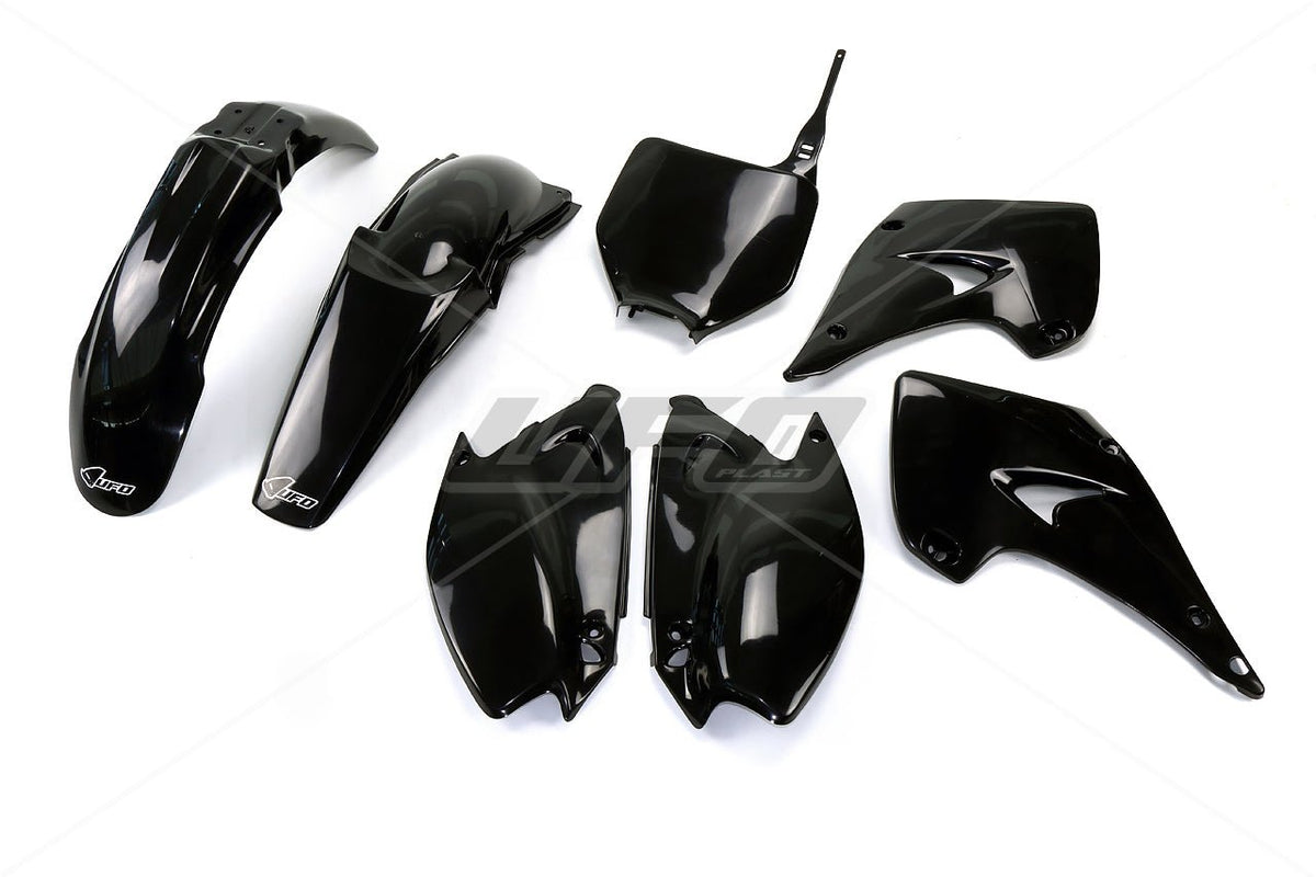 UFO Plastic kit 5-parts Black KX125/250 03-04