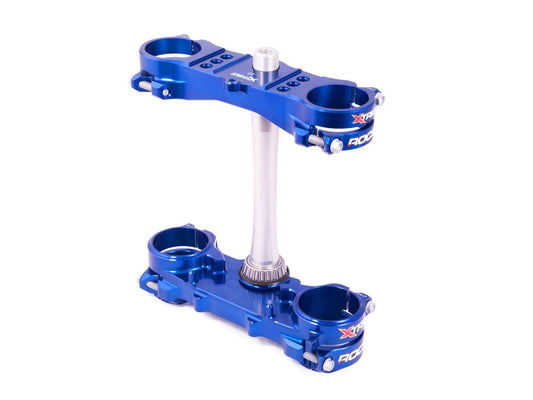 X-Trig Rocs kroonplaten offset zelfde als OEM Blauw Yamaha YZ 450F 16-17