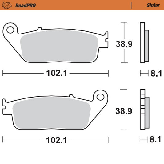 Moto Master voor remblokken Road Pro Sinter 402501