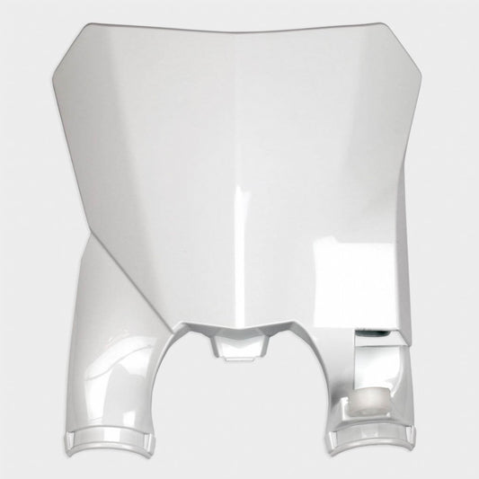 Placa delantera UFO Stadium para Honda CRF250 (18-21), CRF450 (17-20), Blanca 041
